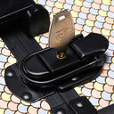 Byootique Rolling Makeup Case Art Deco Artist Travel Case