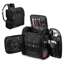 Byootique Pro Artist Makeup Barber Bag Backpack Travel