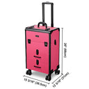 Byootique Artist Rolling Makeup Case with Drawers