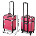 Byootique Artist Rolling Makeup Case with Drawers Lockable