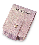 Byootique Sparkle Lipstick Bag Cosmetic Bag with Mirror