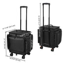 Byootique Hairdresser Suitcase on Wheels for Hairstylist Makeup Artist