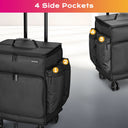 Byootique Cosmetology Rolling Case Nail Tech Travel Case