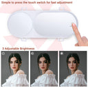 Byootique Visor Mirror Car Vanity Mirror with Light & 3X Magnifying