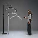 Yescom 28in Half Moon Light Adjustable Eyelash Tattoo Floor Lamp