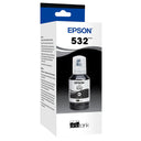 New, Pre-Owned - Epson 532 EcoTank Ultra-High Capacity Black Ink Bottle, T532120-S