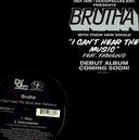 Brutha - I Can't Hear Music [12" Vinyl]