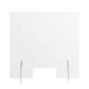 Yescom Sneeze Guards with Window Acrylic Desk Partitions 24x24" 4-Pack