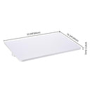 Yescom Wall Mount Fold Down Floating Table Desk Black/White