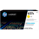 New, Pre-Owned - HP 657X High Yield Yellow LaserJet Toner Cartridge, CF472X