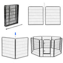 Yescom Heavy Duty Dog Playpen 40" Tall 32-Panel Puppy Pen Metal