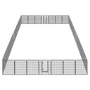 Yescom Heavy Duty Dog Playpen 40" Tall 32-Panel Puppy Pen Metal