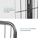 Yescom Heavy Duty Dog Playpen 48" Tall 8-Panel Puppy Pen Metal
