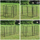 Yescom Heavy Duty Dog Playpen 48" Tall 48-Panel Puppy Pen Metal