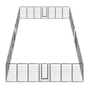 Yescom Heavy Duty Dog Playpen 48" Tall 32-Panel Puppy Pen Metal