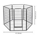 Yescom Heavy Duty Dog Playpen 48" Tall 36-Panel Puppy Pen Metal
