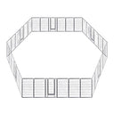 Yescom Heavy Duty Dog Playpen 48" Tall 36-Panel Puppy Pen Metal
