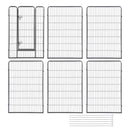 Yescom Heavy Duty Dog Playpen 48" Tall 6-Panel Puppy Pen Metal
