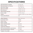 Yescom 20" Rear Wheel Electric Bicycle Motor Fat Tire Kit 48v 1000w