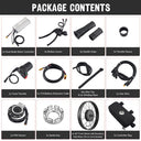 Yescom 26" Electric Bicycle Motor Front Wheel Fat Tire Kit 48v 1000w