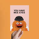 You Have Nice Eyes, Philly Gritty Flyers Love Greeting Card