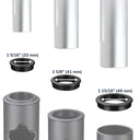 Yescom 20ft Banner Poles for Event, Grand Opening, Promo(Mount Included)