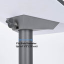 Yescom Starlink Pipe Adapter Mini Kit Dish Mount D1 1/2" Pole