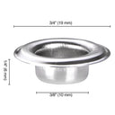 Yescom 10mm #2 Nickel Grommets & Washers (1000 Count)