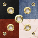 Yescom Eyelet Grommet Press with Dies, Copper Grommet & Washer