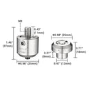 Yescom Hand Press Grommet Die Replacement - Choice of Size #0, #2, #4
