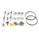 Yescom Nailless Picture Hanging Kit (2x 3m 304 1.5mm Cable & Adj. Hooks)