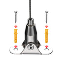 Yescom Nailless Picture Hanging Kit (2x 3m 304 1.5mm Cable & Adj. Hooks)