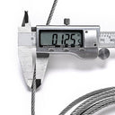 Yescom 3.18mm Wire Rope Type 316 Stainless Steel, 7x7, 1/8"x500'