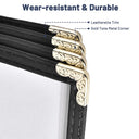 Yescom 30x Menu Covers Cafe Restaurant Black 8.5x14