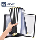 Yescom 8.5x11 Menu Covers Cafe Restaurant Black