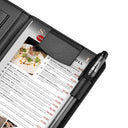 Yescom Personalized Check Presenters LED Menu Holder PU Leather 5x9in Set(5)