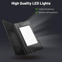 Yescom Personalized Check Presenters LED Menu Holder PU Leather 5x9in Set(5)