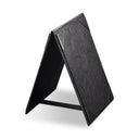 Yescom Table Tents Double Sided Cards Holder PU Leather