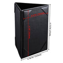 Yescom 3-Sided Table Tent Bar Cafe Cards Holder PU Leather