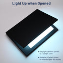 Yescom Personalized Menu Covers LED Menu Cover Dual Page 5.5x7in Set(5)