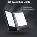 Yescom Personalized Menu Covers LED Menu Cover Dual Page 5.5x7in Set(5)