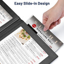 Yescom LED Menu Cover Backlit Menu Holder