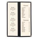 Yescom 30x Menu Covers Bistro Wine List Holder 4.25x14