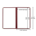 Yescom 30x Menu Covers Cafe Restaurant Red 8.5x14
