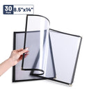 Yescom 30x Menu Covers Cafe Restaurant Black 8.5x14