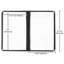 Yescom 30x Menu Covers Cafe Restaurant Black 8.5x14