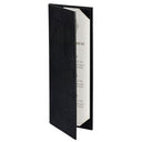 Yescom 4.25x14 PU Leather Bar Wine Menu Covers Set(5)