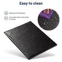 Yescom Table Tents Double Sided Cards Holder PU Leather