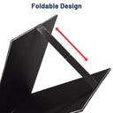 Yescom Table Tents Double Sided Cards Holder PU Leather