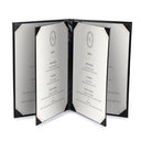 Yescom Personalized Menu Covers - 8.5x14 PU Leather Custom Printed & Color